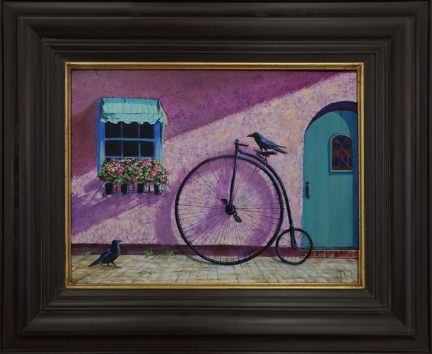 Penny Farthing Uber 12x16 $825 at Hunter Wolff Gallery